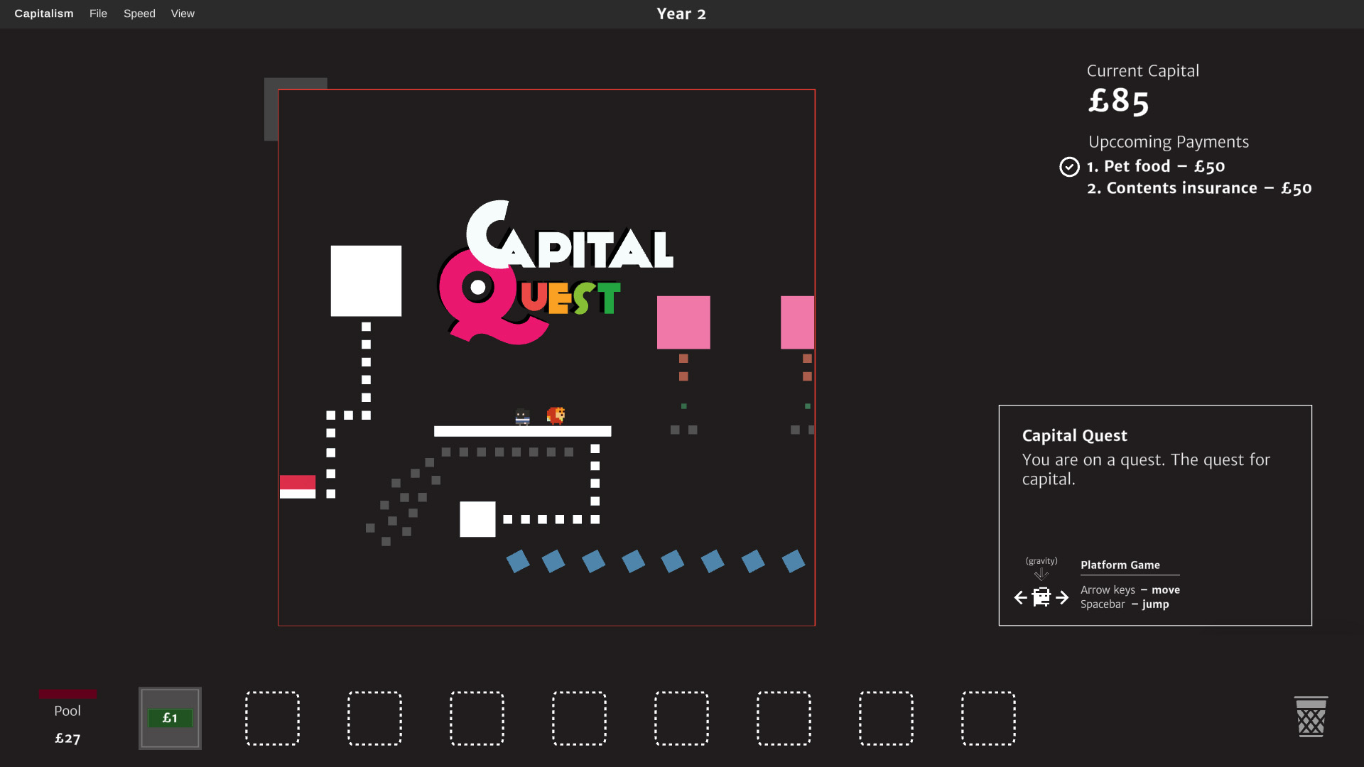 CAPITALISM The action board game for one player Screenshot