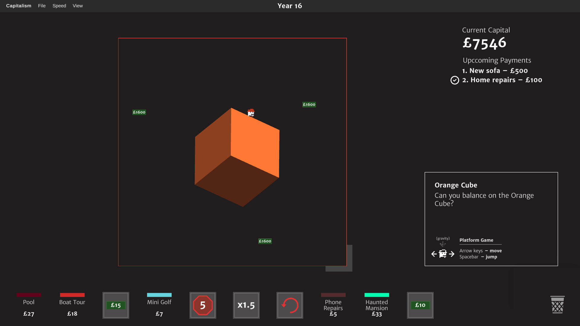 CAPITALISM The action board game for one player Screenshot